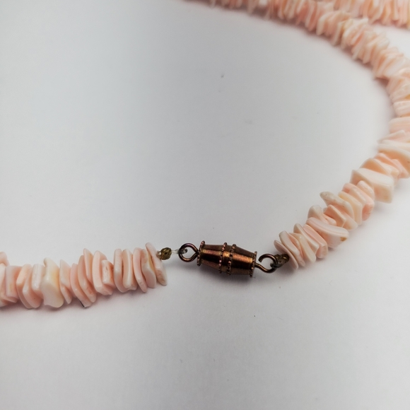 Tropical set Coral Shell necklace and bracelet - Picture 4 of 6
